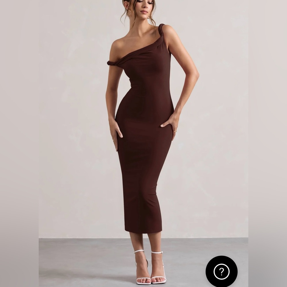 Asymmetric Midi Dress